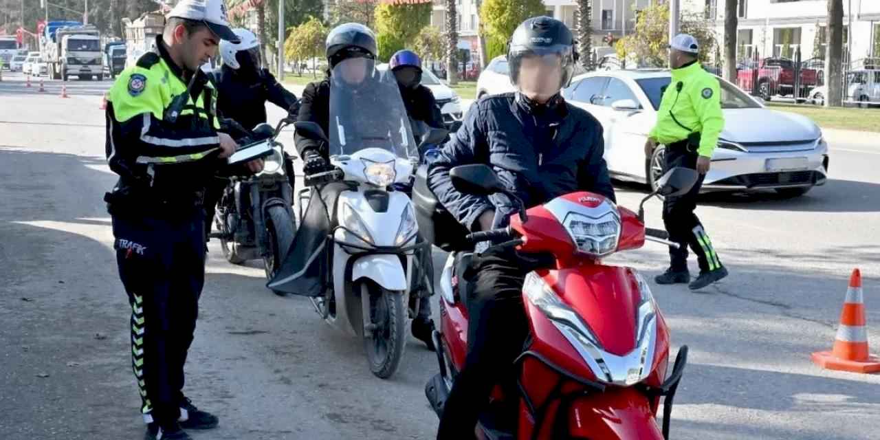 Adıyaman'da motosiklet denetimleri hız kesmiyor