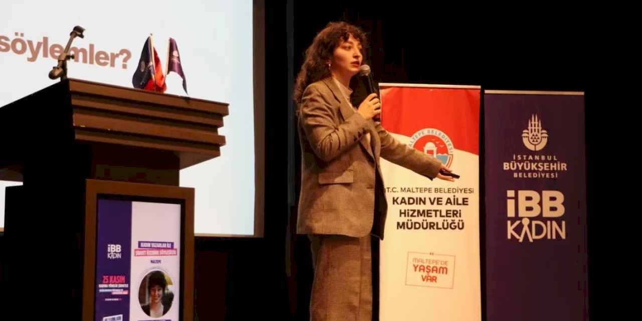 İstanbul Maltepe'de şiddet üzerine söyleşi