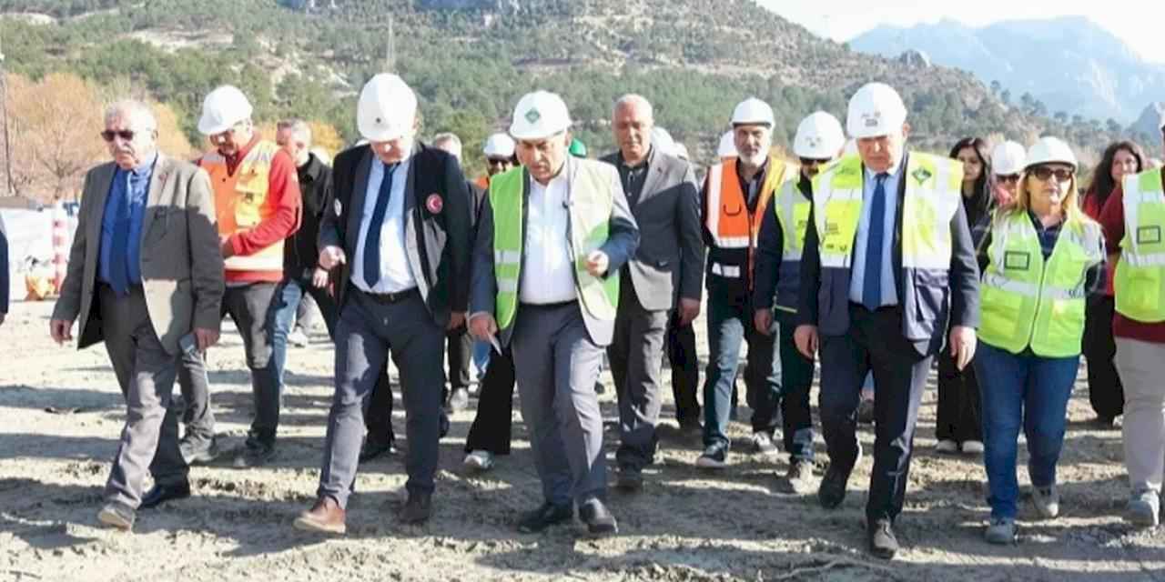 Güngör Geçer'den Adana Pozantı Atık Su Arıtma Tesisi’ne inceleme