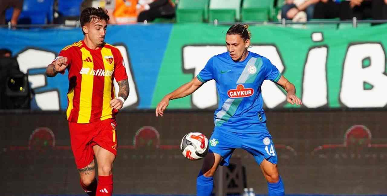 Çaykur Rizespor 0-1 Zecorner Kayserispor (Maç Sonucu)