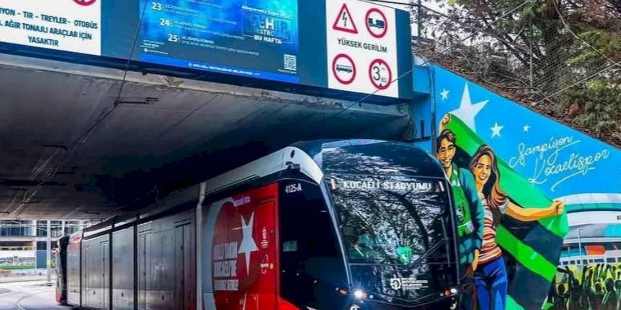 Kartepe demir ağlarla örülüyor... Kartepe tramvayı için ilk kepçe vuruldu