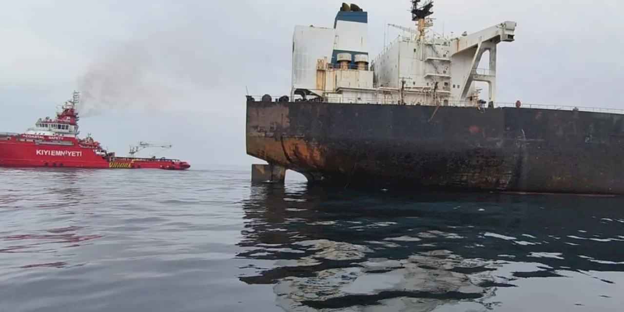 Karadeniz'de patlama yaşayan 'KAIROS'ta yangın söndürüldü... VIRAT'ın çeki operasyonu sürüyor