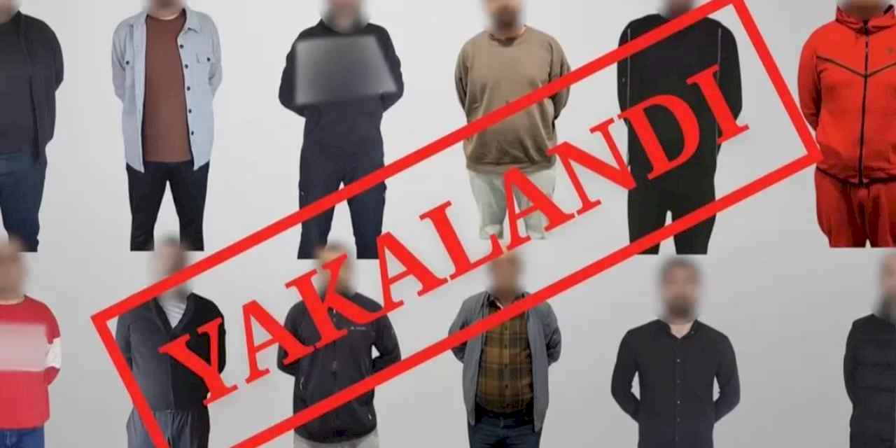 Kırmızı bülten operasyonu! 12 firari Türkiye'ye iade edildi!