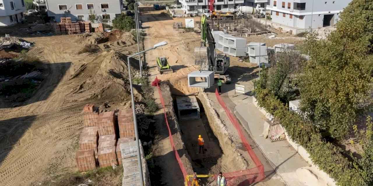 İzmir Tire’de 180 milyonluk yağmur suyu yatırımı başladı