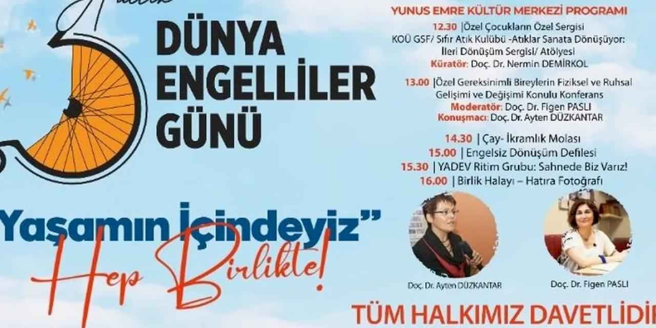 İzmit’te 3 Aralık İçin Anlamlı Buluşma