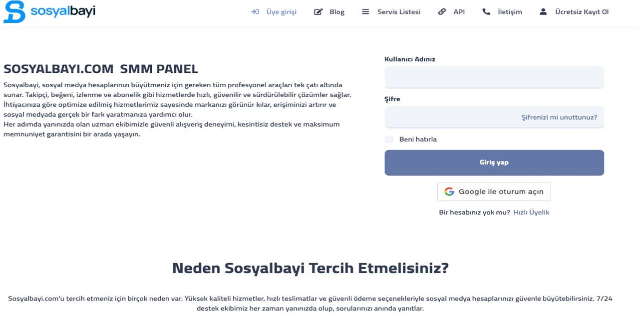 SosyalBayi.com: Türkiye'nin En Hızlı ve Güvenilir SMM Paneli Hizmeti