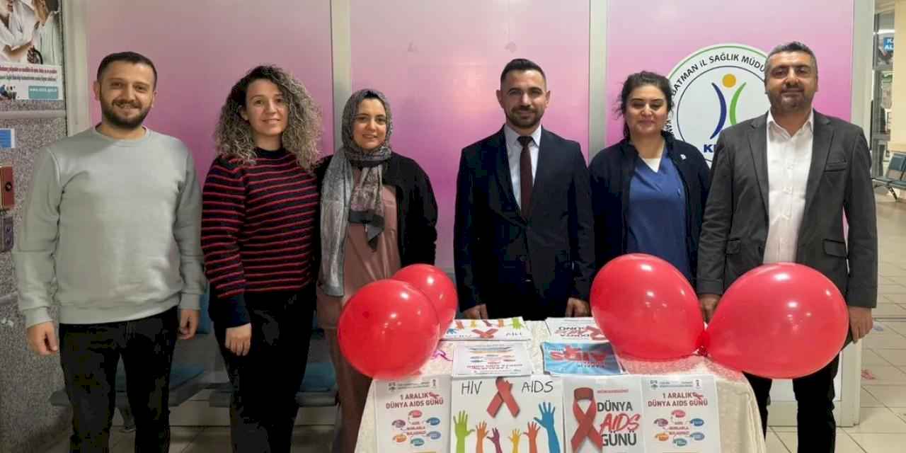 Batman Kozluk Devlet Hastanesi’nde AIDS farkındalığı