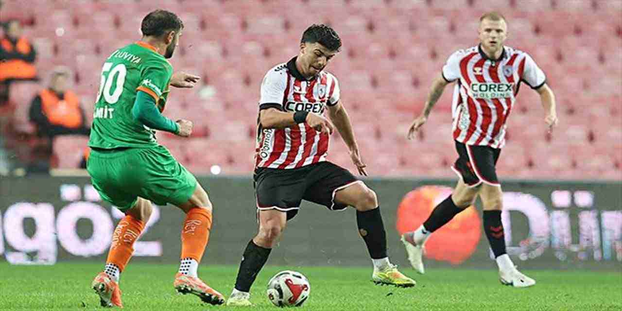Samsunspor 1-1 Corendon Alanyaspor (Maç Sonucu)