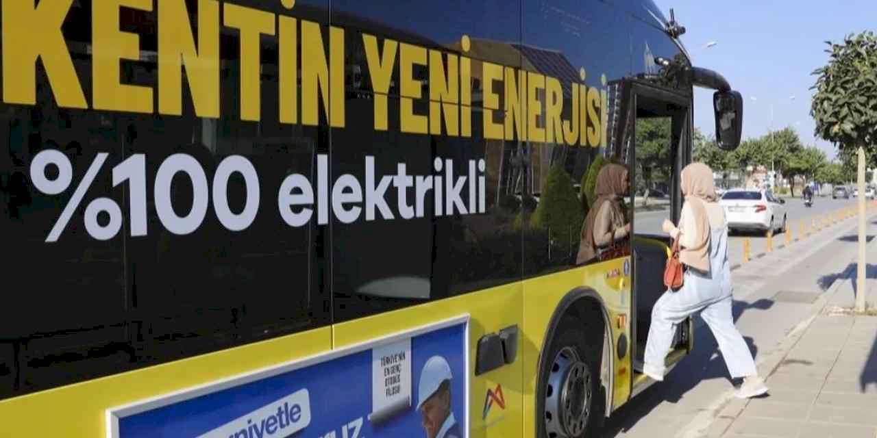 Mersin’de toplu taşımaya elektrikli dokunuş