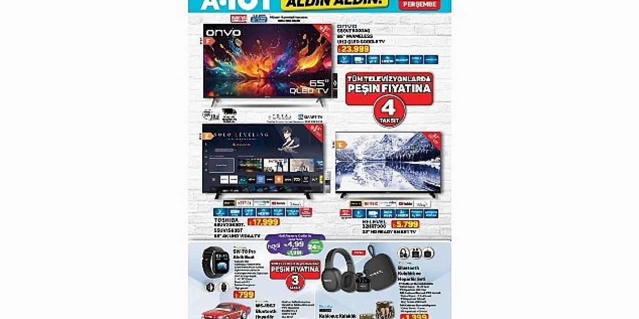 4 Aralık'ta A101'de Mobilite ve Teknoloji Ürünleri Öne Çıkıyor