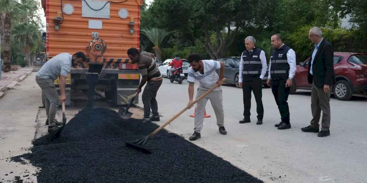 Antalya’da altyapı sonrası asfalt seferberliği