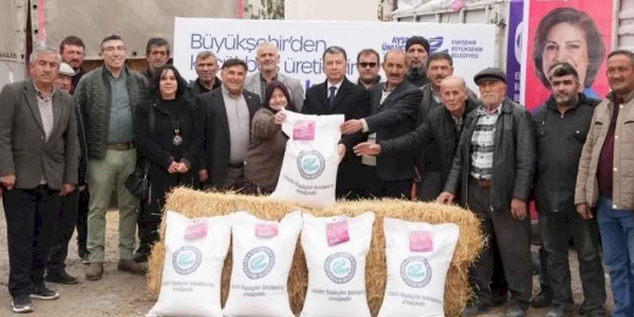 Eskişehir'de Günyüzü’ndeki üreticilere destek