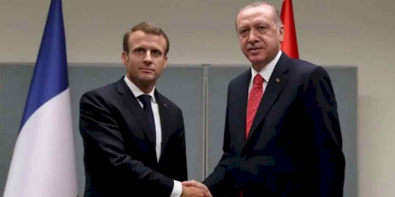 Cumhurbaşkanı Erdoğan Macron ile görüştü