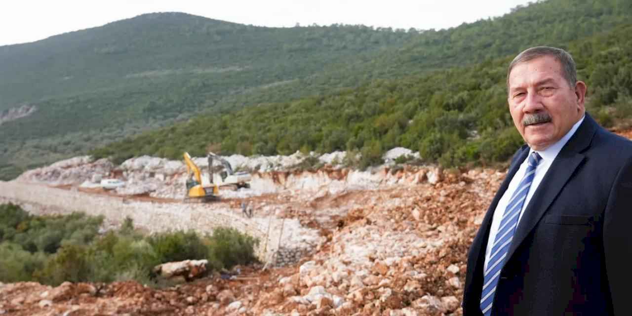 Muğla Milas'ta hastane yolunda çalışmalar hızlandı