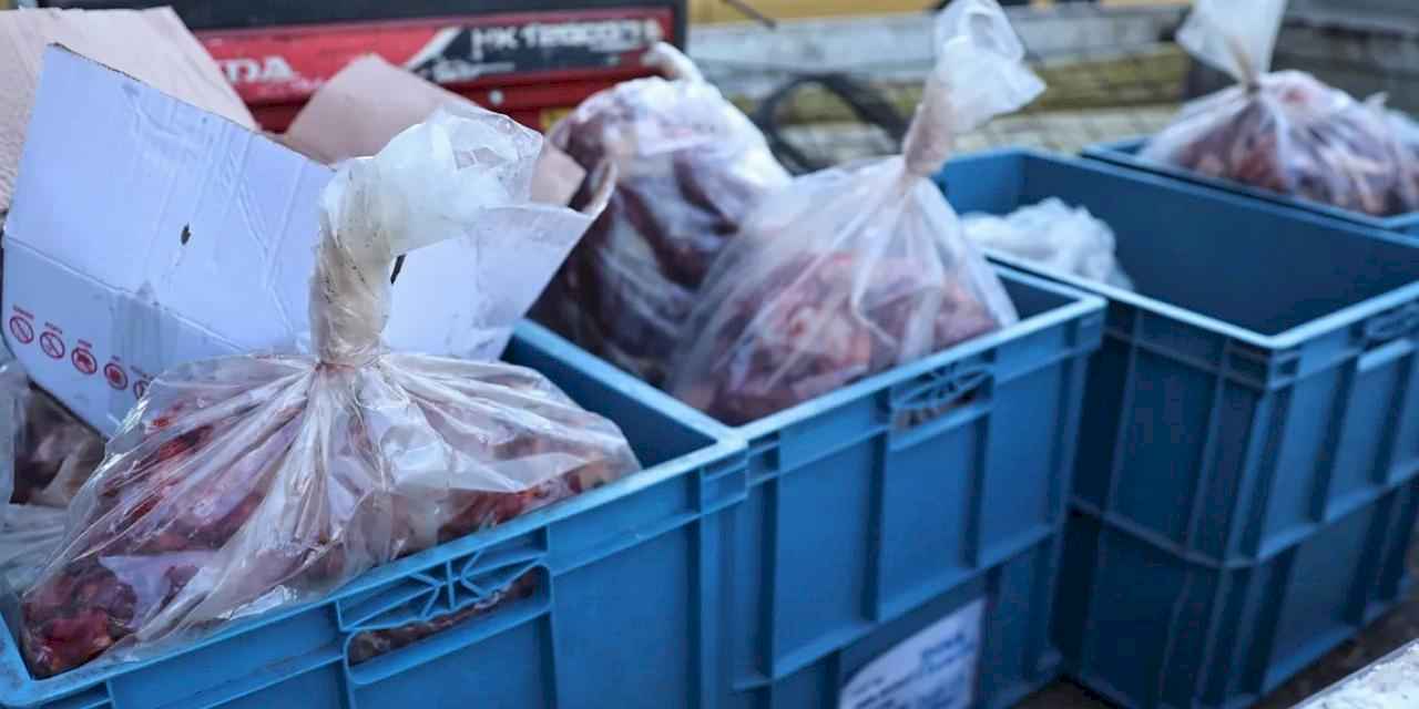 Antalya otogarında 270 kilo uygunsuz taşınan et bulundu