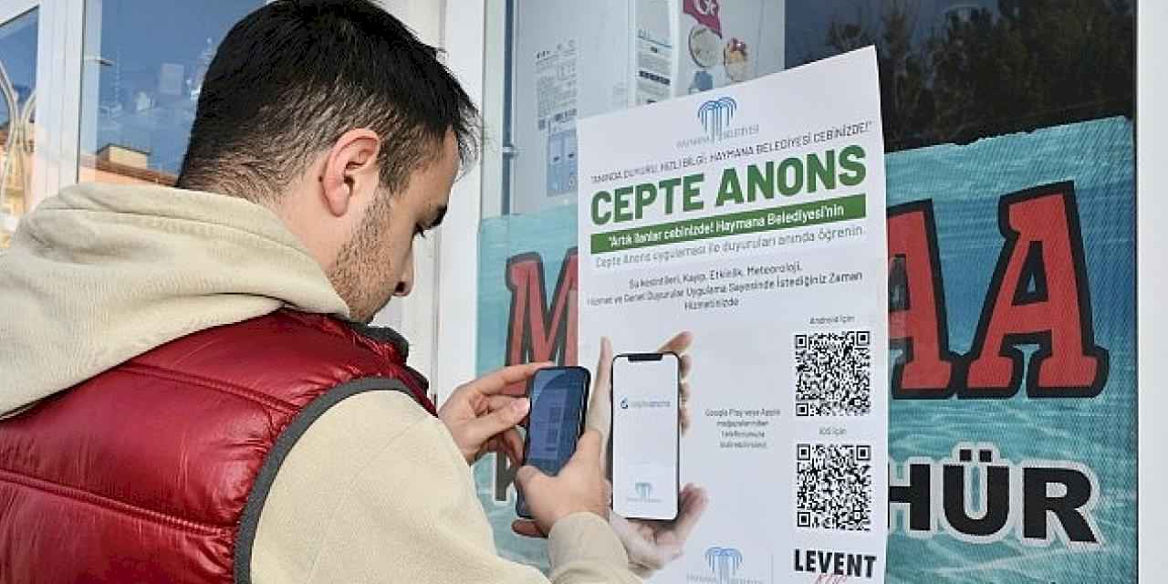 Dijital Dönüşümde Dev Atılım: Haymana Belediyesi 'Cepte Anons' ile İletişimde Yeni bir Döneme Giriyor.