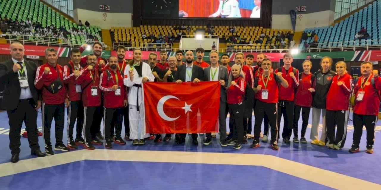 Tekvando'da milli sporcumuz dünya şampiyonu oldu