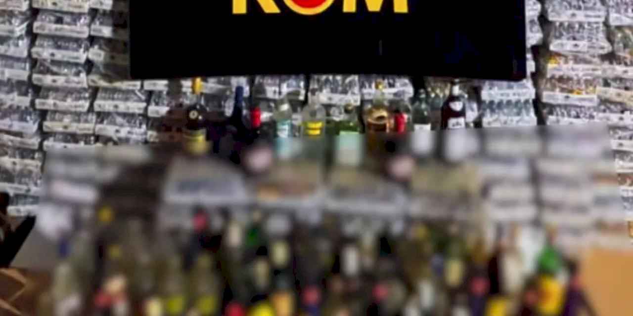 Binlerce şişe ele geçti... 81 ilde kaçak ve sahte alkole darbe!