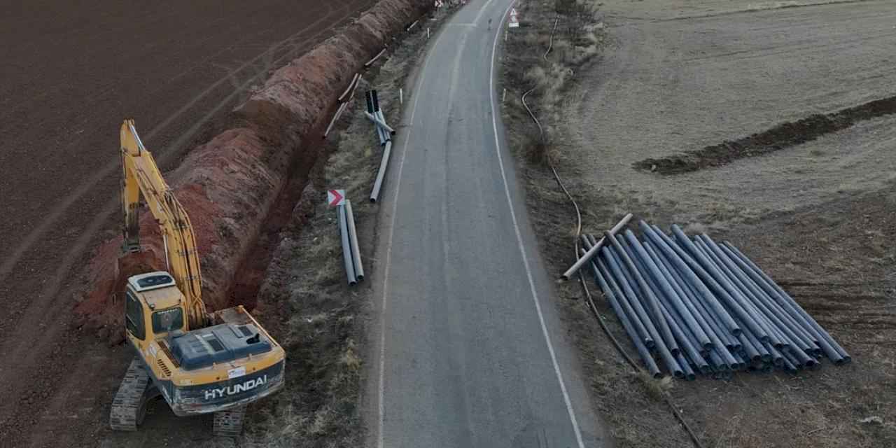 Konya Sarayönü'nün su altyapısı yenileniyor