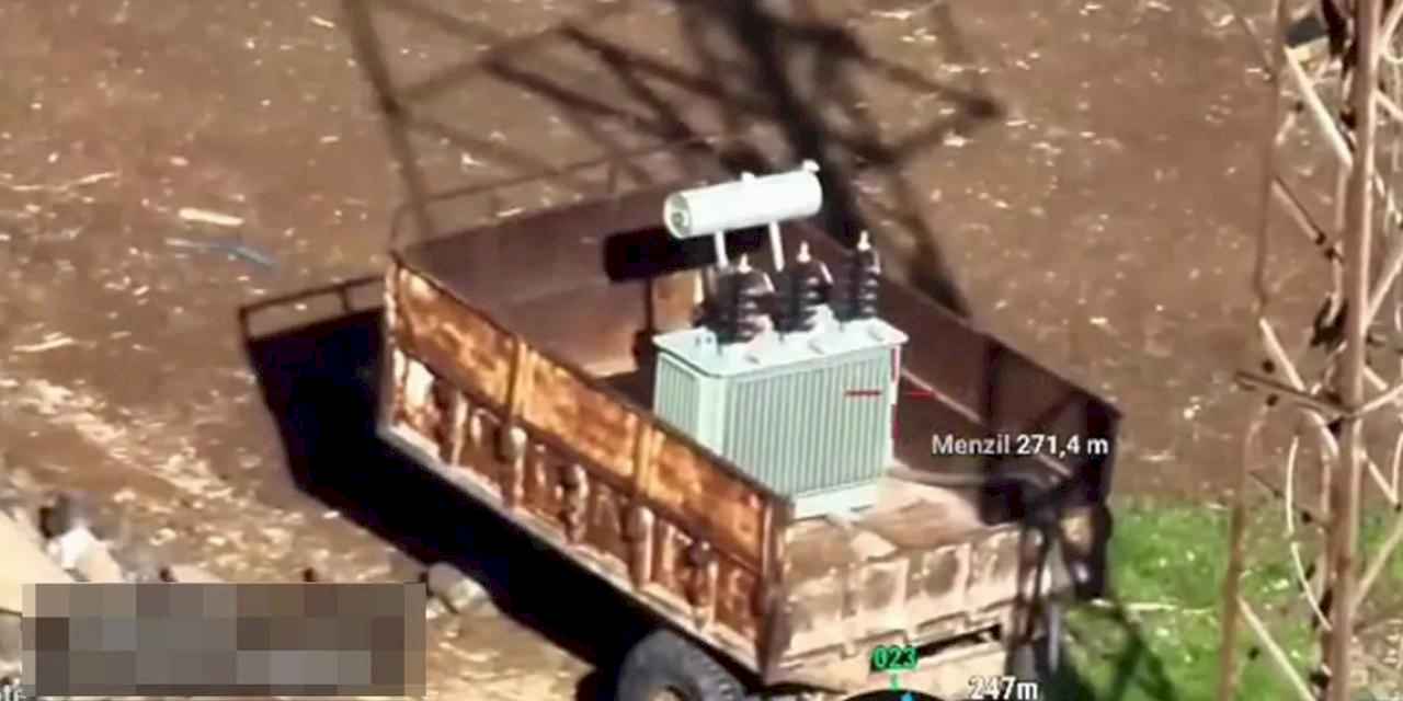 Mobil kaçak trafolar dronlardan kaçamadı