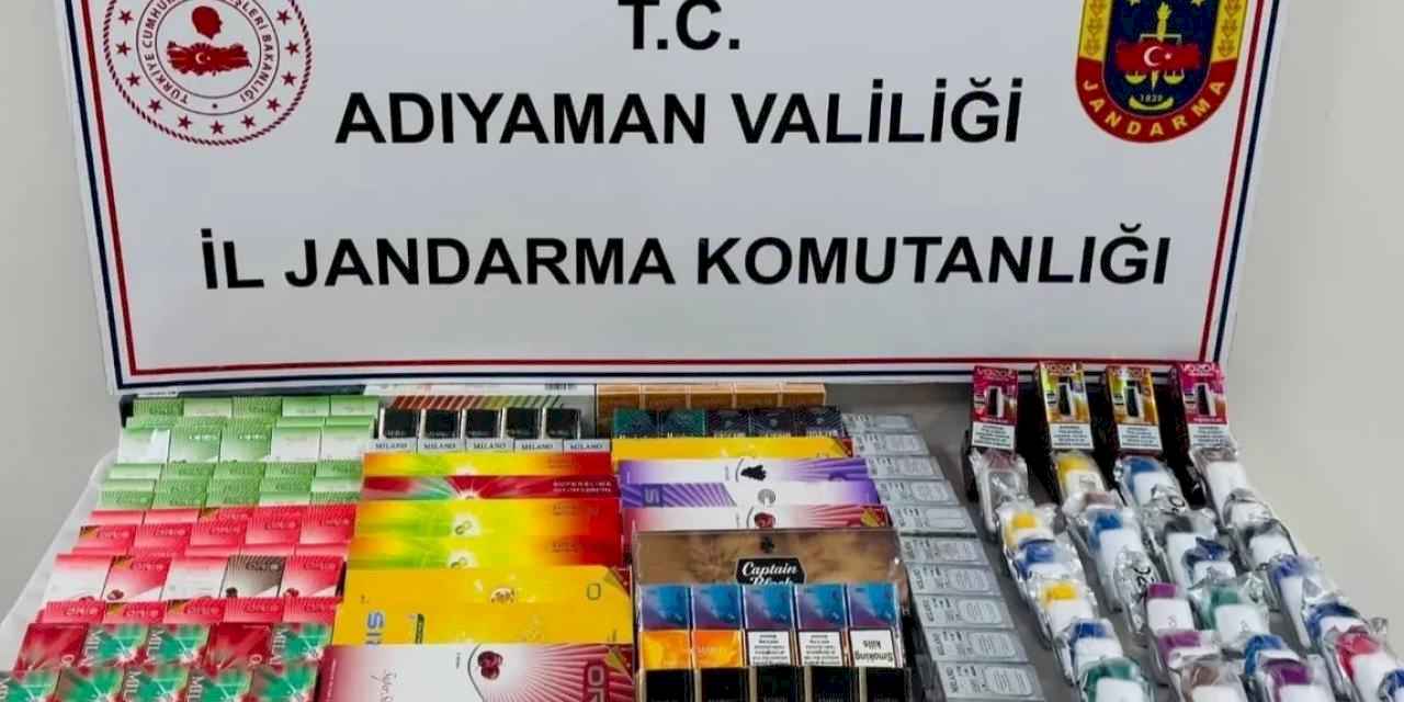 Adıyaman'da kaçak sigara operasyonu