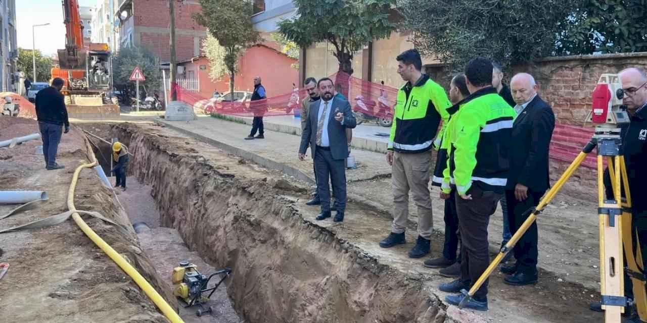 İzmir Ödemiş'te altyapıda yoğun tempo