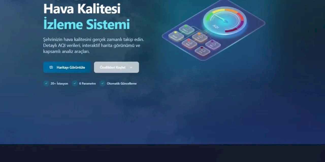 Manisa'nın Nefesi Artık Akıllı Sistemle Anlık İzleniyor!