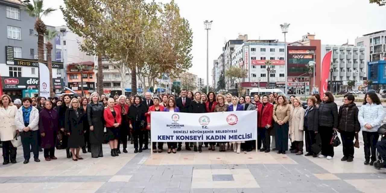 Denizli Kadın Meclisi’nden Dünya Kadın Hakları Günü’nde anlamlı buluşma