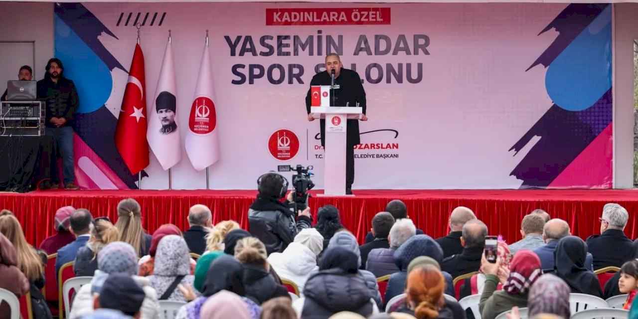 Yasemin Adar Spor Salonu Keçiören'de kadınların hizmetinde