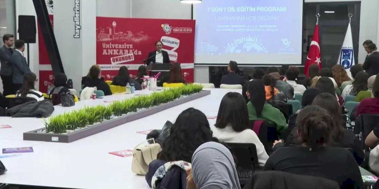 Ankara Büyükşehir'den gençlere ücretsiz '7 Gün 7 Dil' eğitimi
