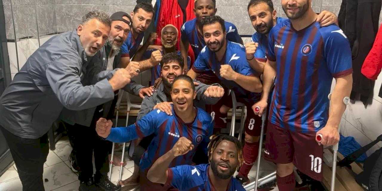 Trabzon Ampute Futbol Takımı sahasında galip