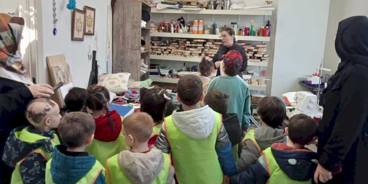 İZGİM, minikleri Çocuk Kütüphanesi'nde ağırladı