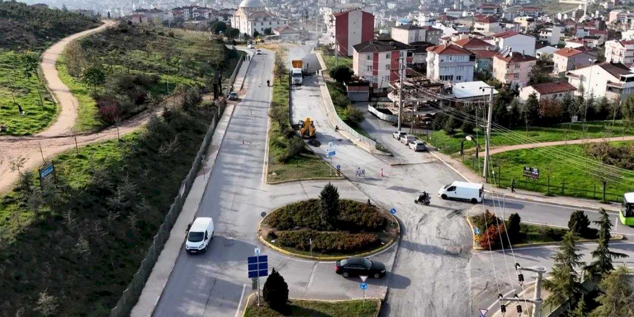 Kocaeli'de Gebze Anadolu Caddesi'ne Büyükşehir eli değdi