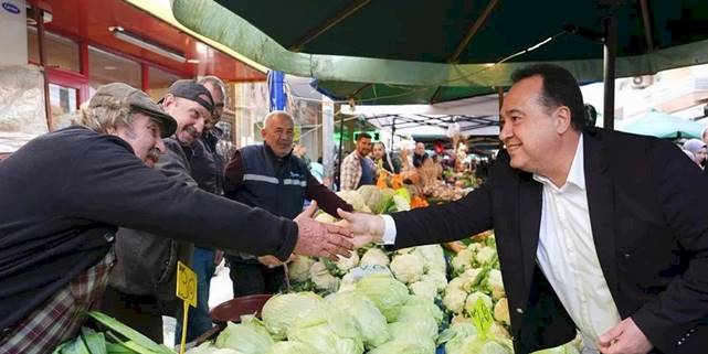 Manisa Büyükşehir’den Karaköy Pazarı ziyareti
