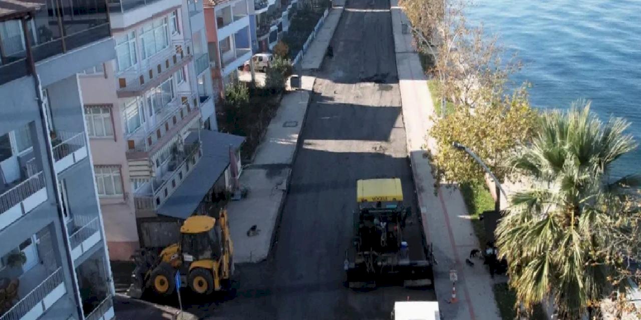 Gölcük Halıdere sahilinde üstyapı sil baştan