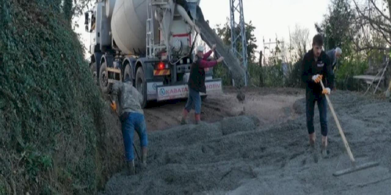 Ordu Çamaş’ta yeni yol çalışmasıyla ulaşım rahatlayacak