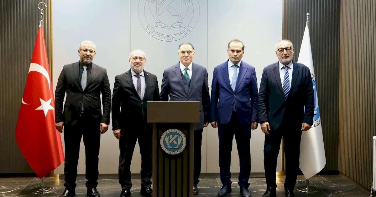 Kayseri Üniversitesi Şeref Malkoç'u ağırladı