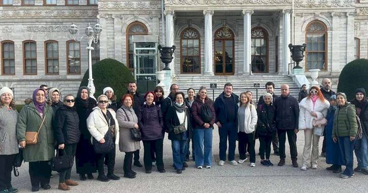 Maltepeliler, Dolmabahçe Sarayı'nı ziyaret etti
