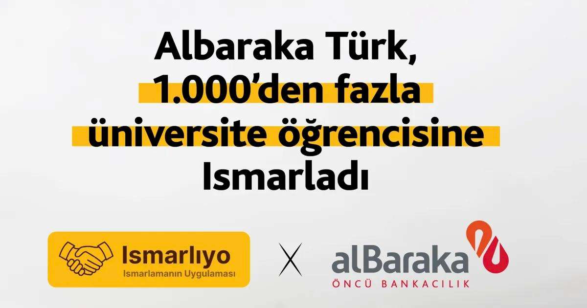 Albaraka Türk’ten Ismarlıyo Platformuyla 1000’den Fazla Gence Destek!