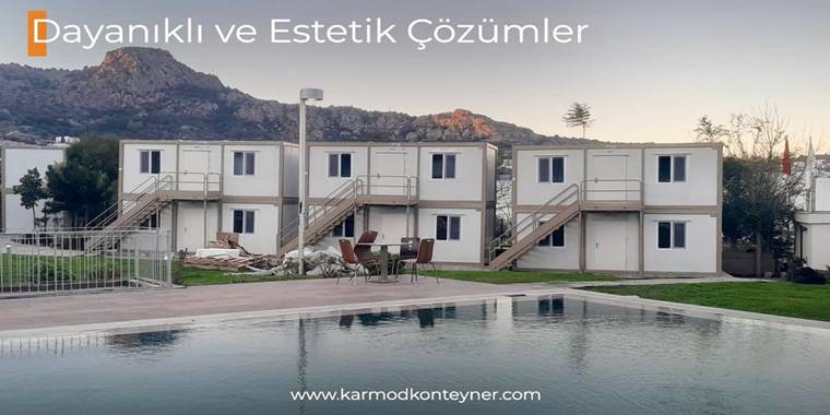 Karmod’dan Yeni Nesil En iyi Estetik Sosyal Tesis Çözümleri: Yaşam Konteynerle Konfor Yeniden Yazılıyor