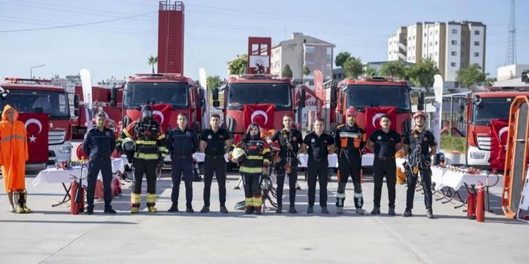 Mersin itfaiyesi modern ekipmanlarla güçlendi