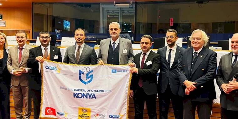 Konya 2026 Avrupa Bisiklet Başkenti oldu