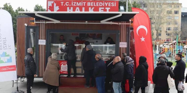 İzmit’te Halk Et yoğun ilgi gördü