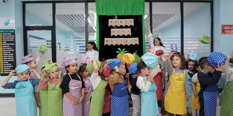 Kayserili minik şefler mutfağa girdi