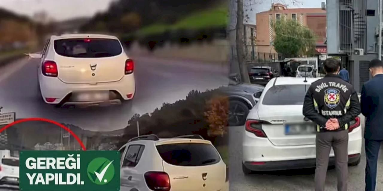 Ümraniye'de makas atan sürücü yakalandı... Bakan Yerlikaya: Caydırıcı cezalar geliyor