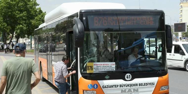 Gaziantep'te toplu ulaşım hattına yeni bir hat ekledi