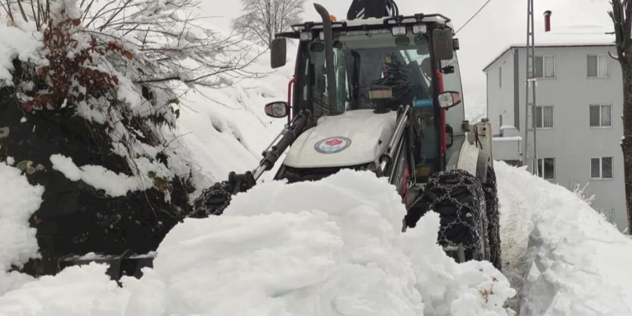 Trabzon Büyükşehir'in kış mesaisi başladı