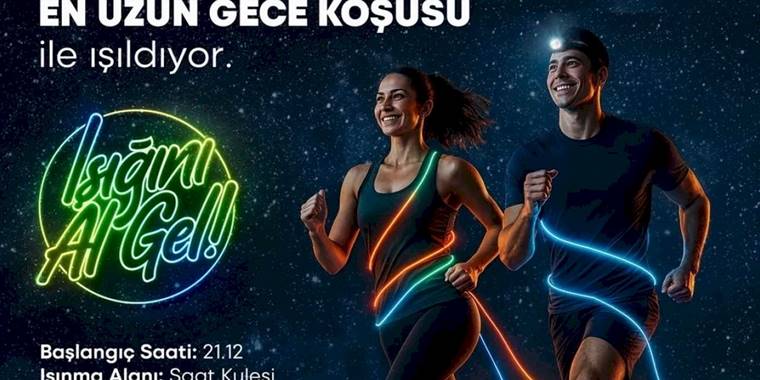 İzmirliler en uzun gecede koşacak