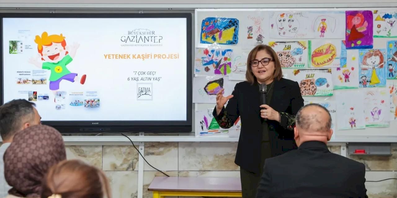 Gaziantep’te Yetenek Kaşifi Projesi okullarda tanıtılıyor