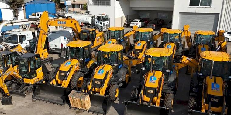 Antalya’da altyapı hizmetlerine 13 yeni araç